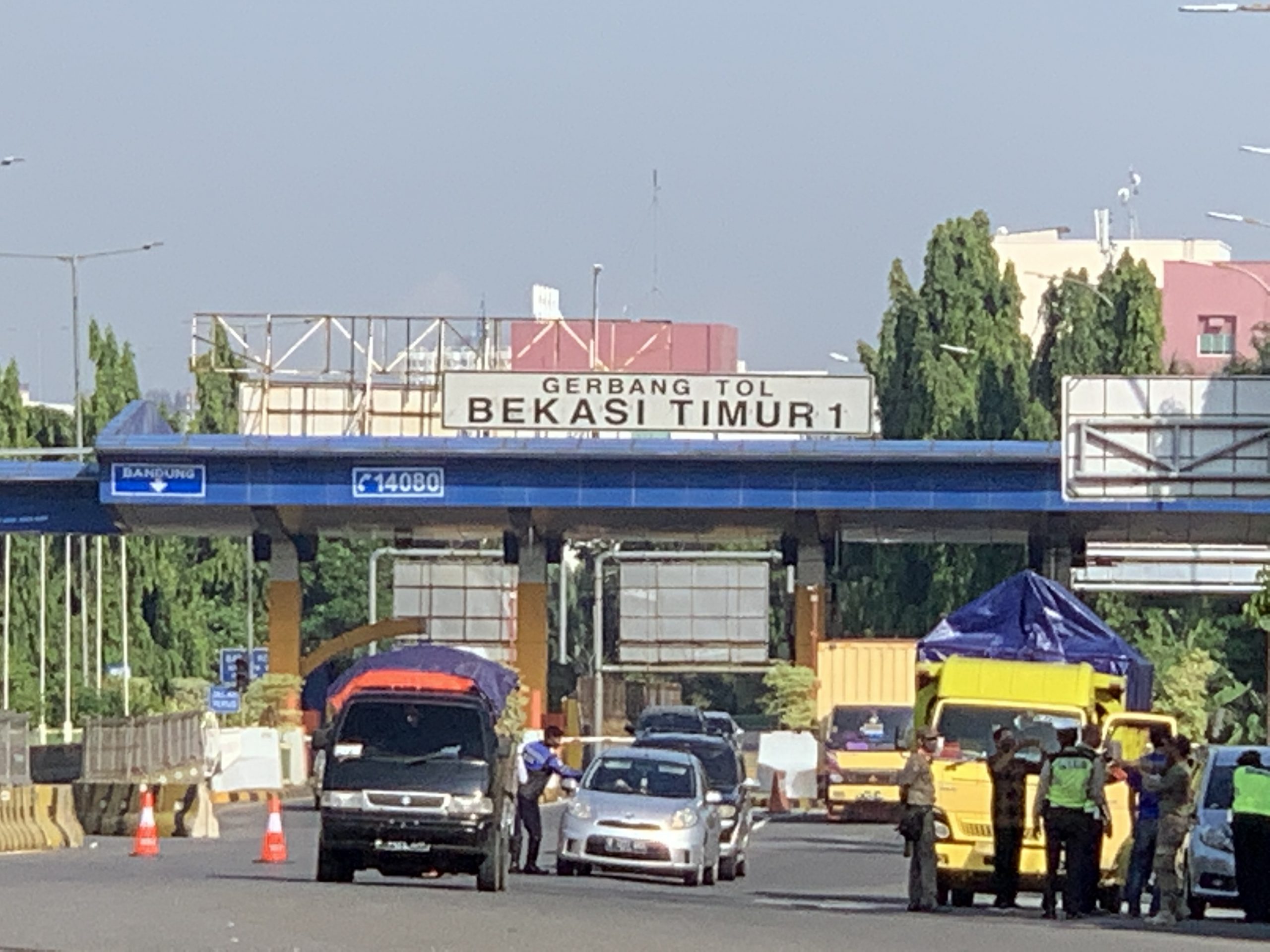 Pelanggar PSBB Bekasi Diberikan Blanko Teguran